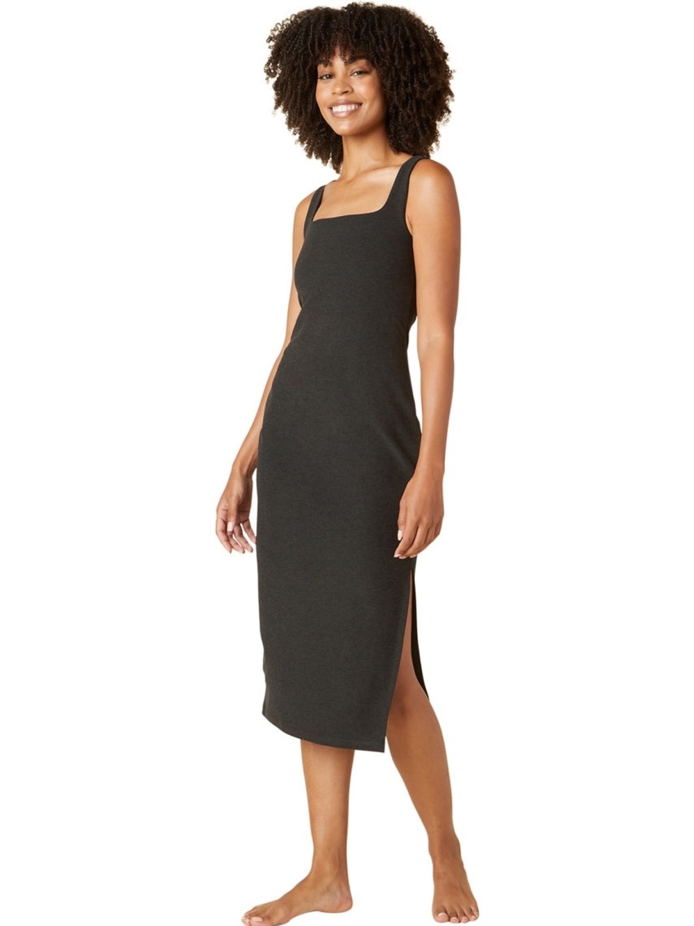 beyond yoga spacedye icon midi dress